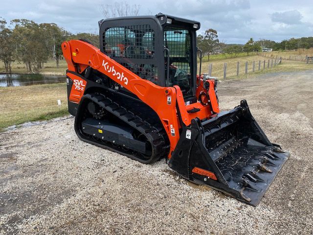 Skid Loader Or Bobcat Standing Up Position — Positrack & Bobcat Hire in Boomerang Beach, NSW