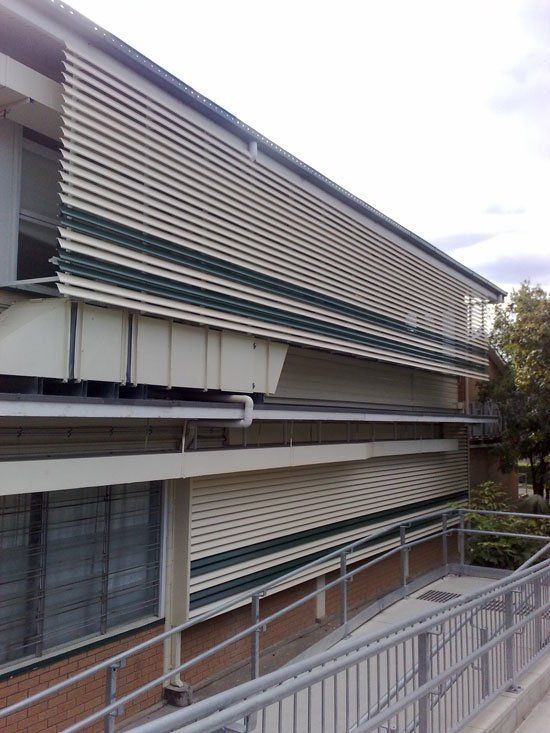 Large Building With a Ramp Leading to It — Blind Outfitters in Mount Sheridan, QLD
