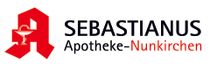 Ein rot-schwarzes Logo für die Sebastianus Apotheke Nunkirchen