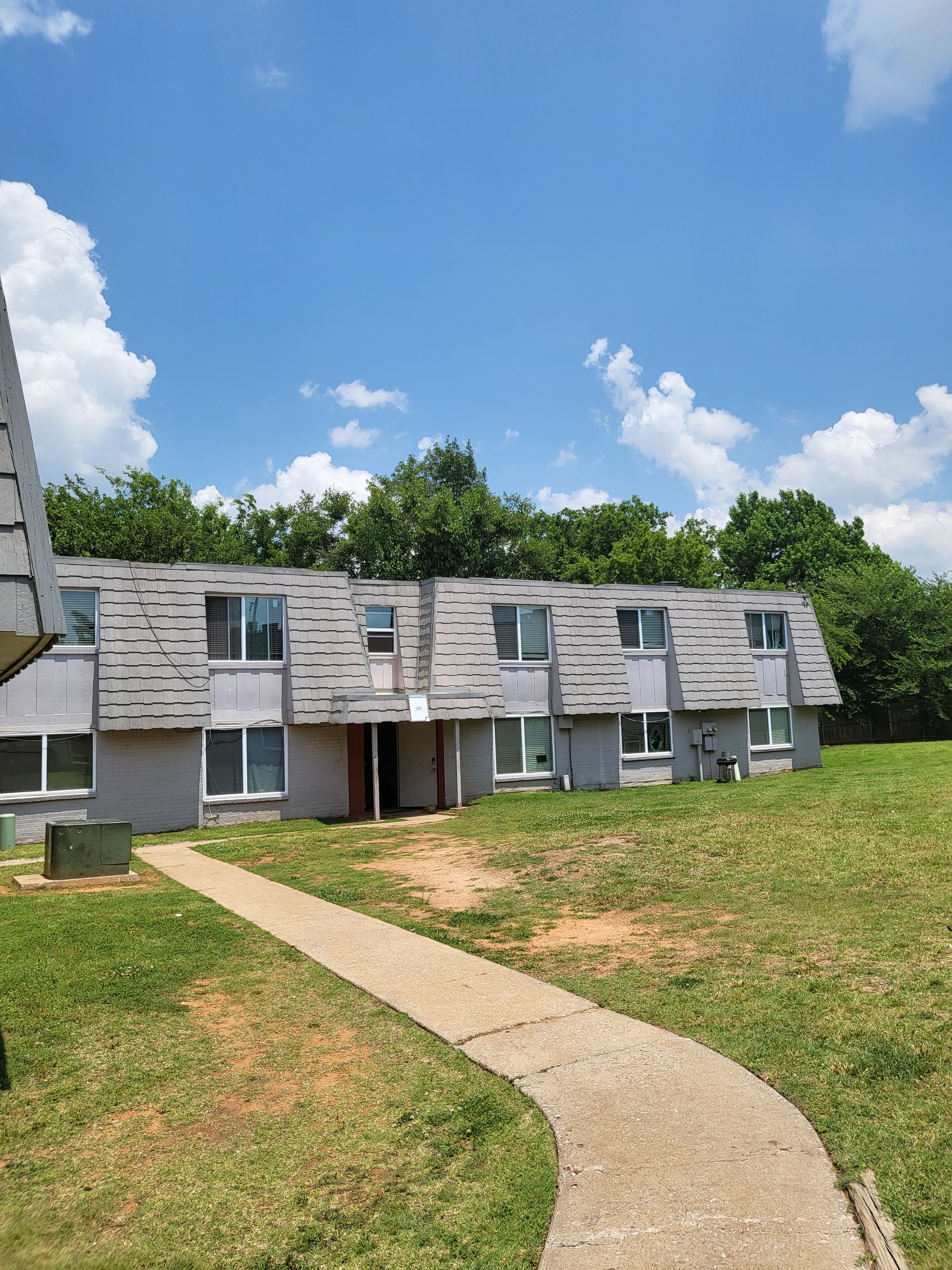 Apartment building exterior