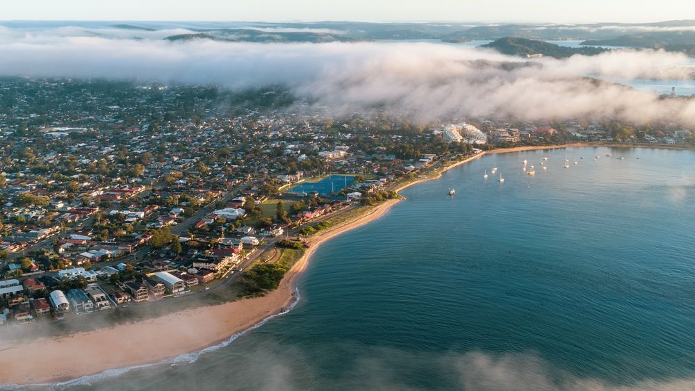 Coastal Town Under Low-lying Clouds — Carl Whelan Building & Renovations In Woy Woy, NSW
