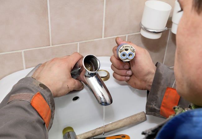 fixing a broken faucet