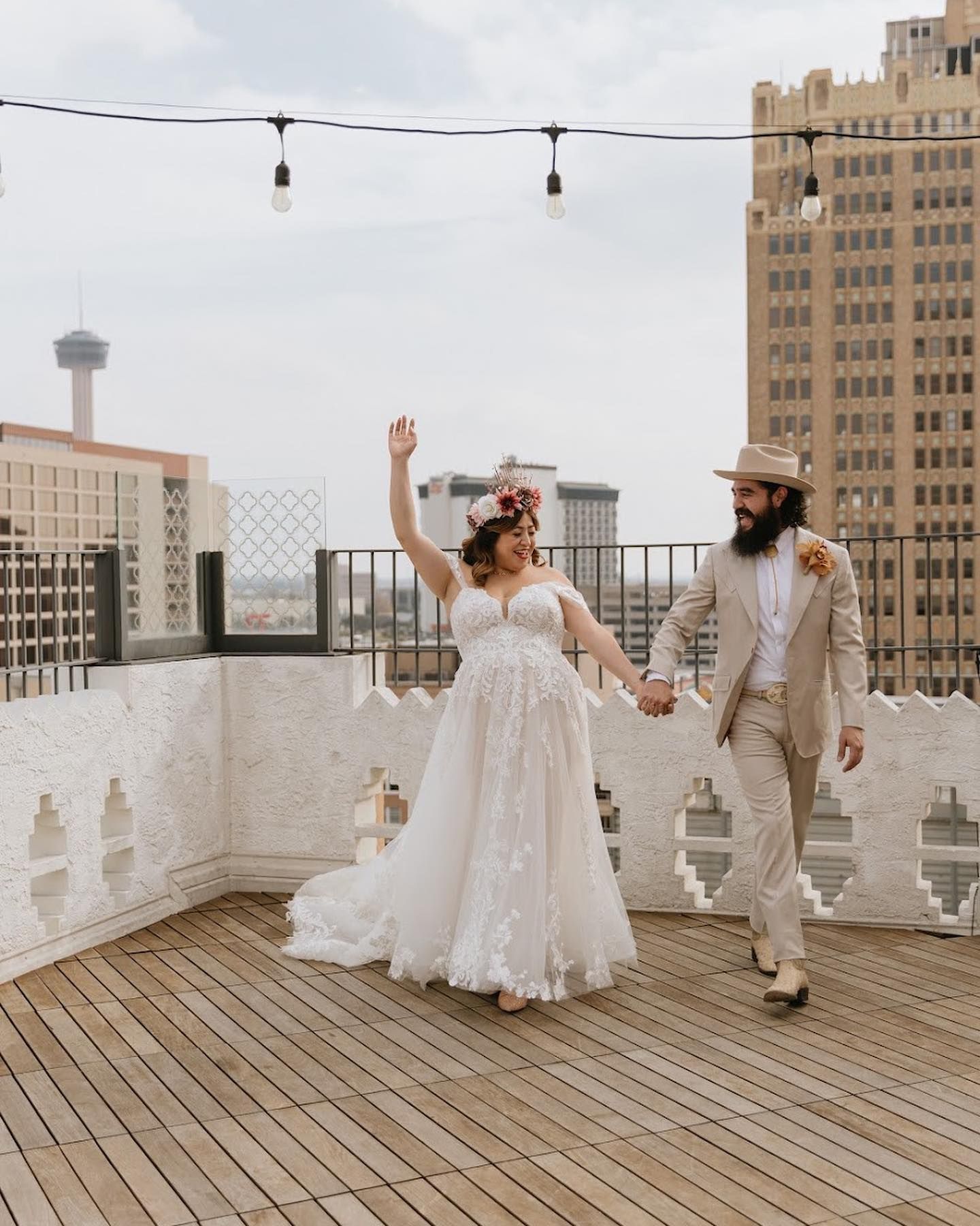 rooftop wedding san antonio, texas