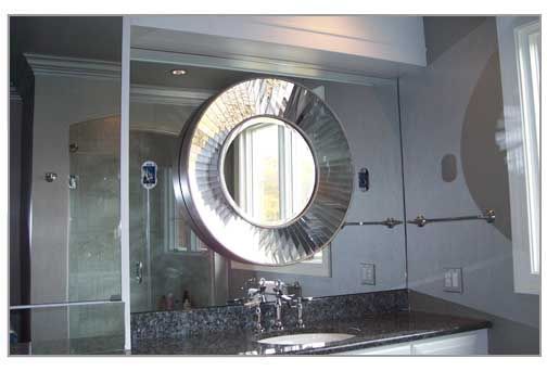 Round Mirror — Horsham, PA — Affordable Custom Enclosures, Inc.