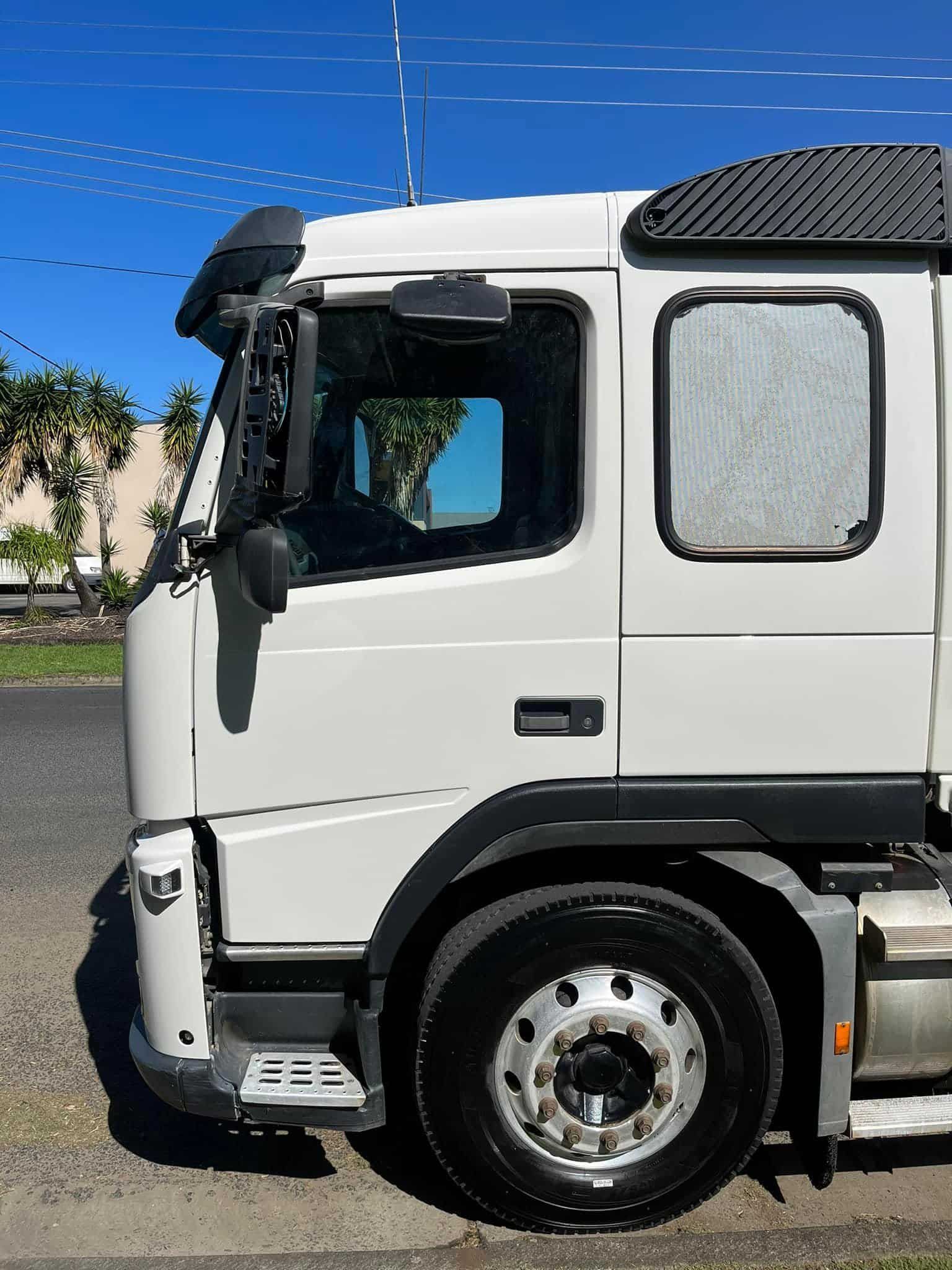 a White Truck is Parked on the Side of the Road. — FSK Paint & Panel in Casino, NSW