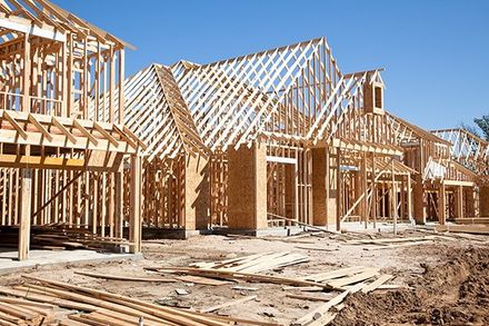 New Homes Construction Site — Taylorsville, NC — Sipe Lumber Company Inc. New Homes Construction Site — Taylorsville, NC — Sipe Lumber Company Inc.