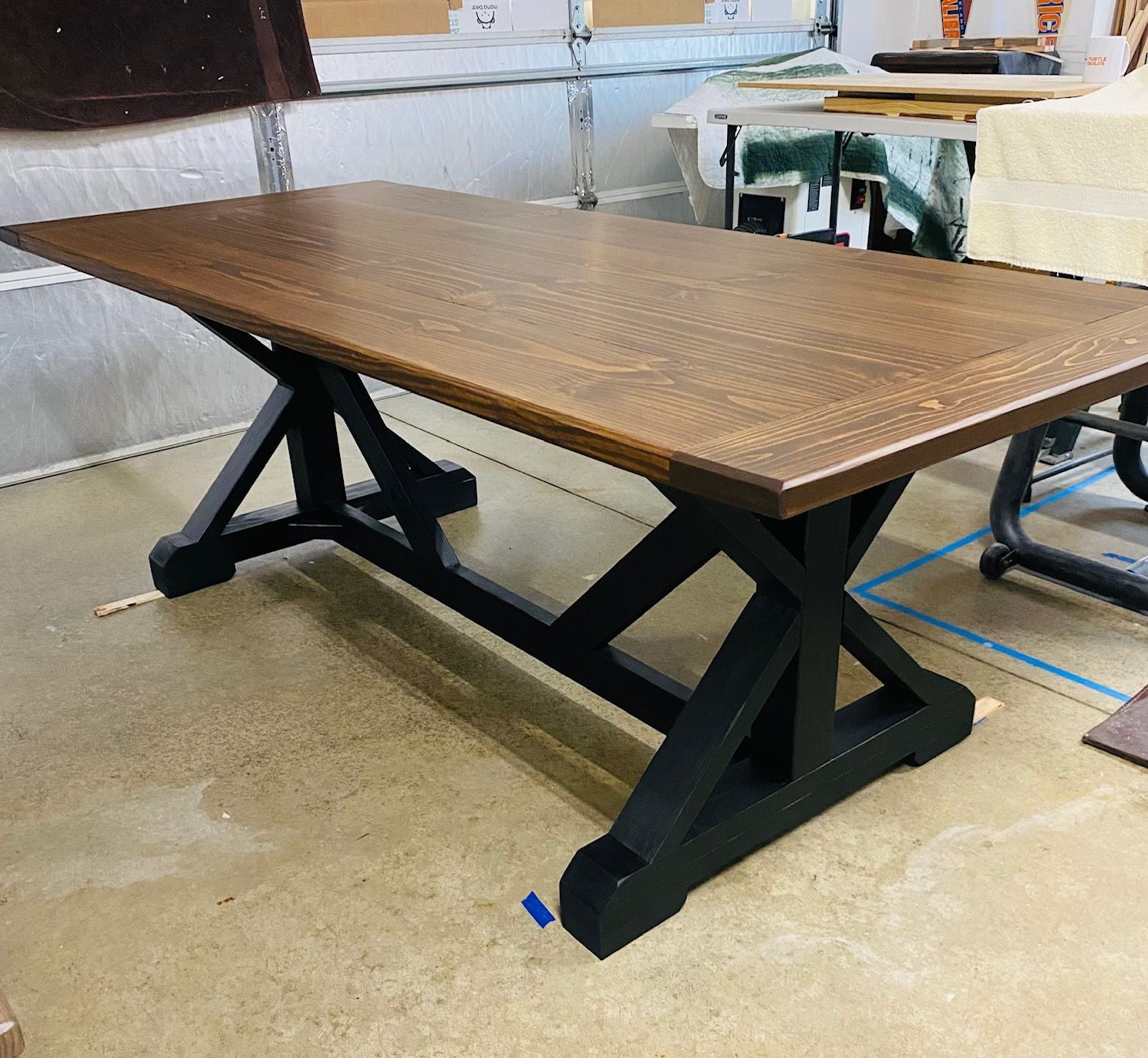 7ft Farmhouse Dining Table