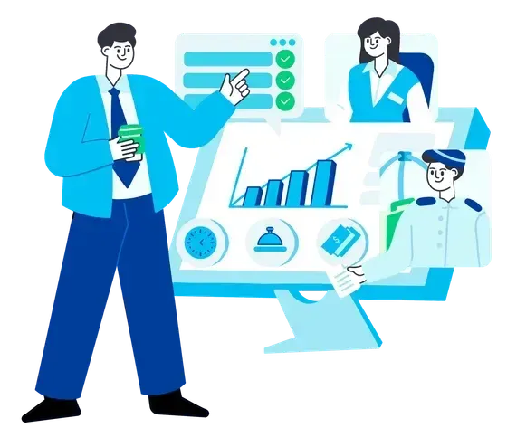 Software de gestión hotelera Zavia PMS - Mejora la productividad y optimiza los procesos internos de tu hotel con un sistema de operación a la medida.