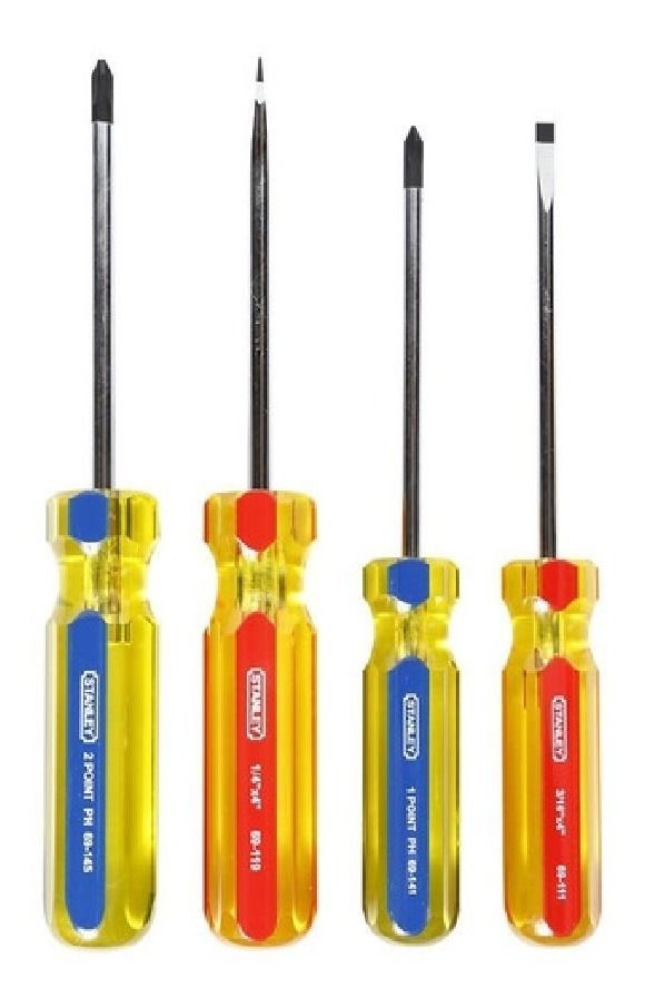JUEGOS DESTORNILLADOR PRO 4 PZAS STANLEY