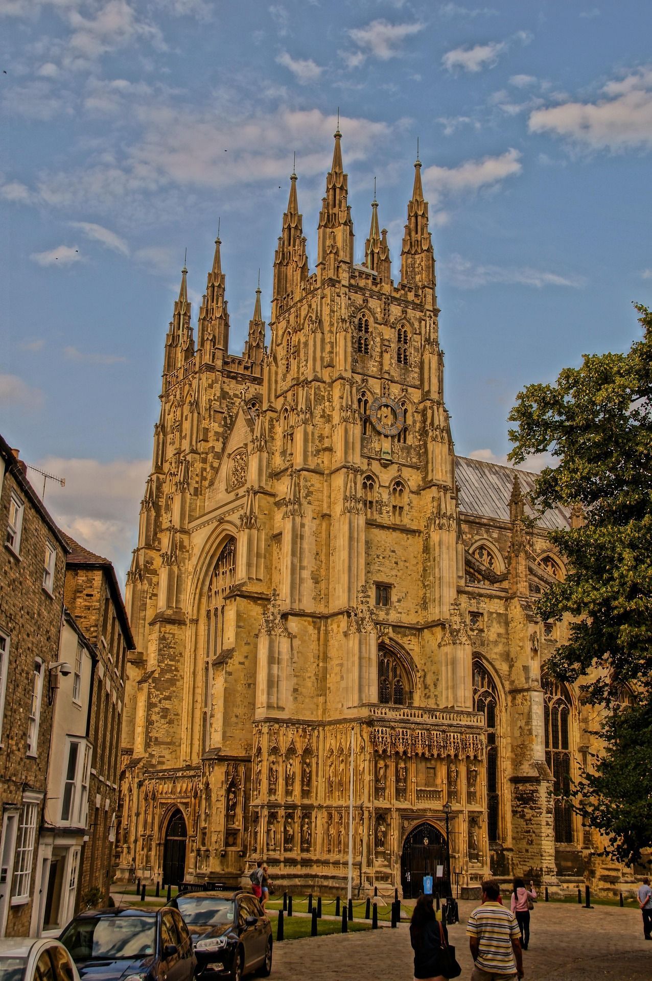 Canterbury Cathedral historic landmark in Kent, UK, UNESCO World Heritage site