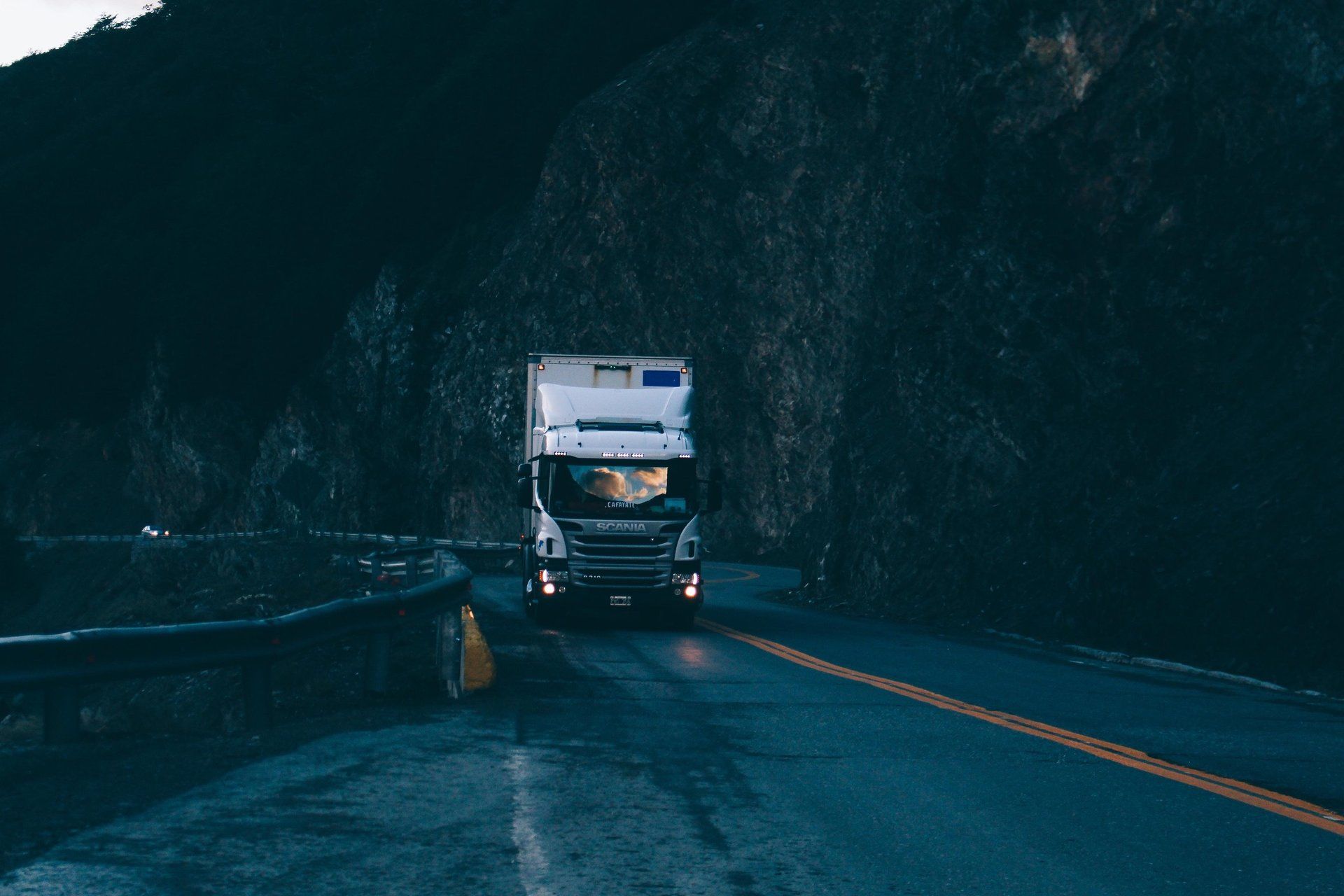 Truck on the Road at Night — BITR Enterprises in Berkeley, NSW