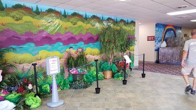 VBS decoration of Garden of Eden