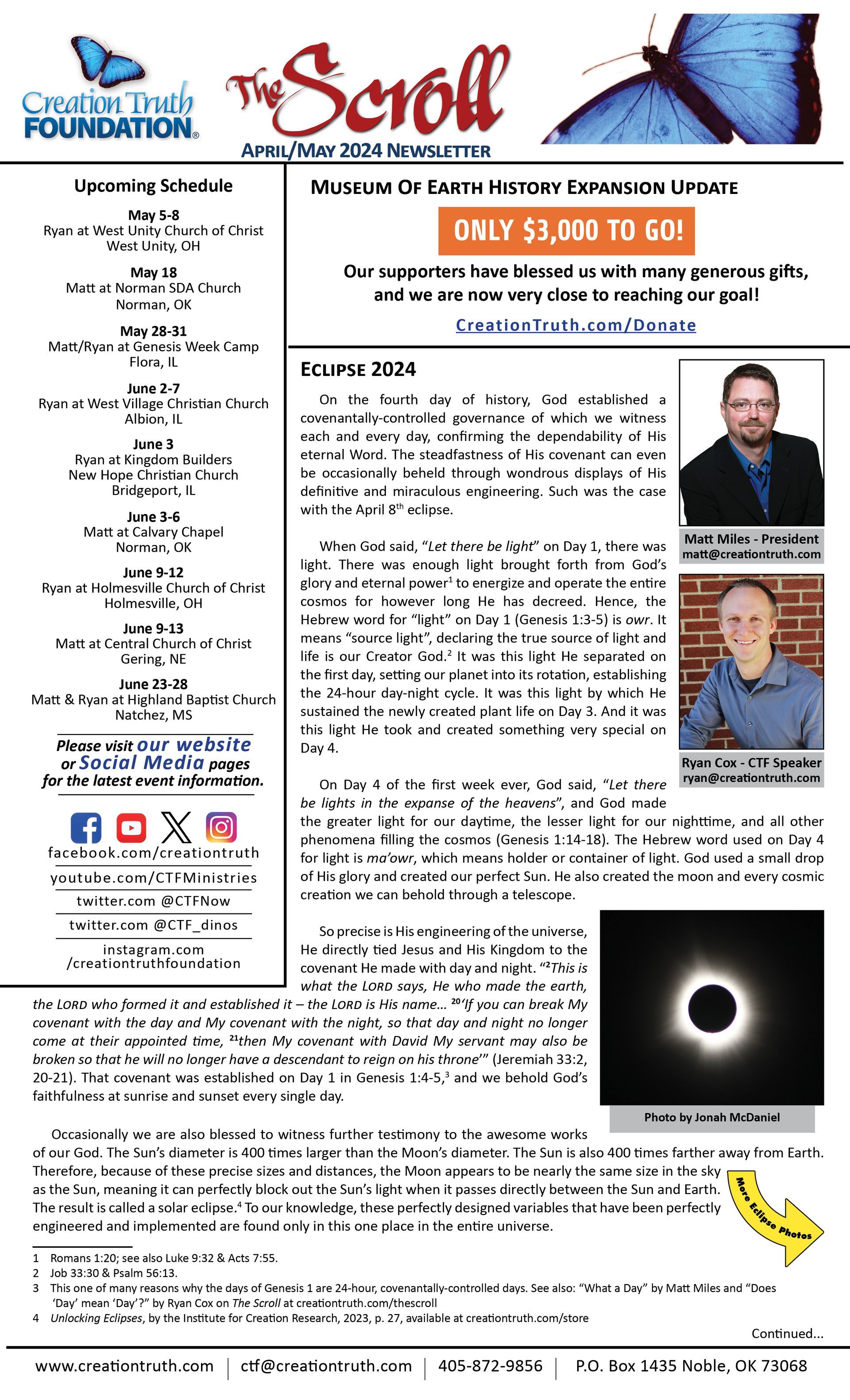 June Newsletter Front