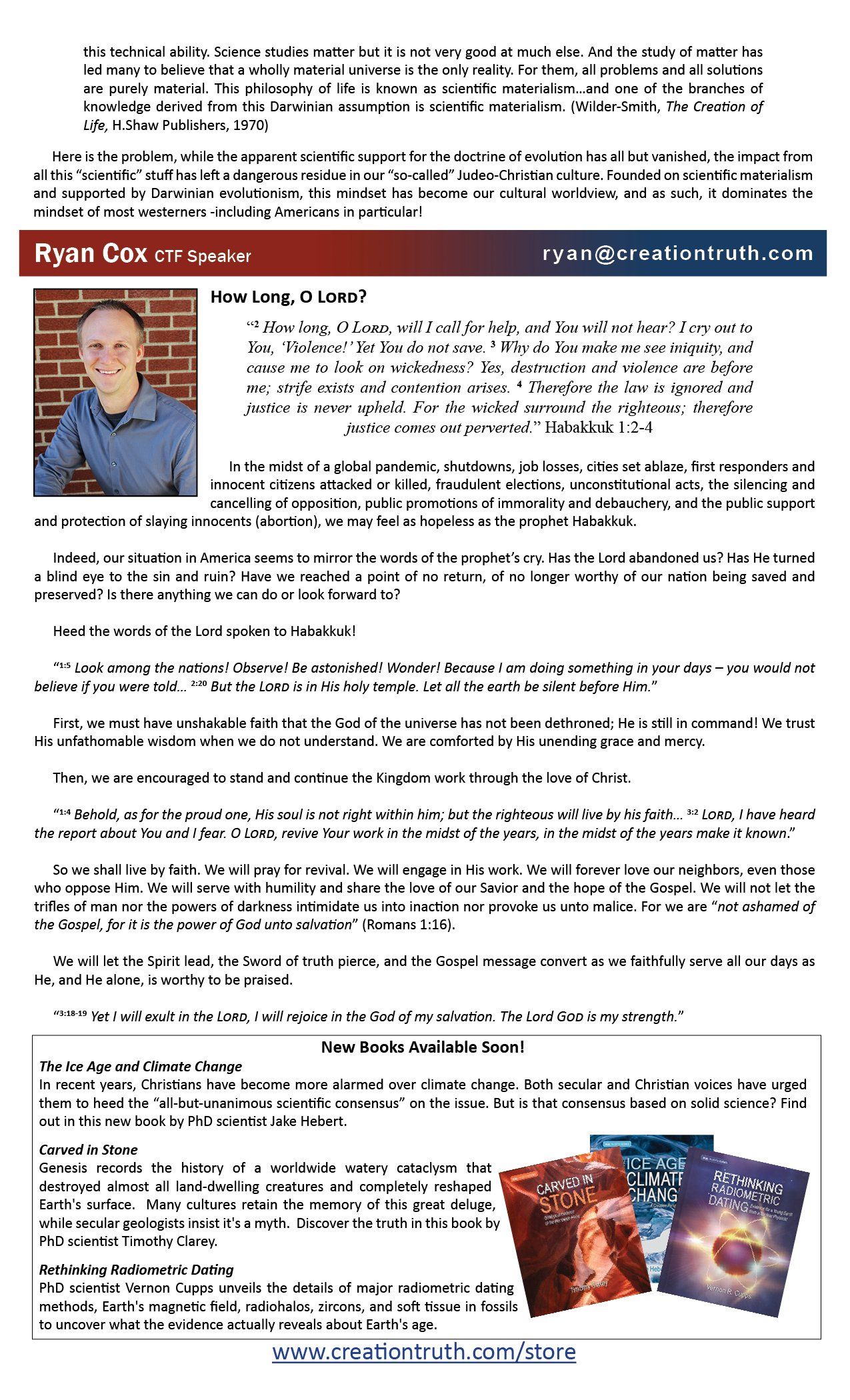 April Newsletter Back