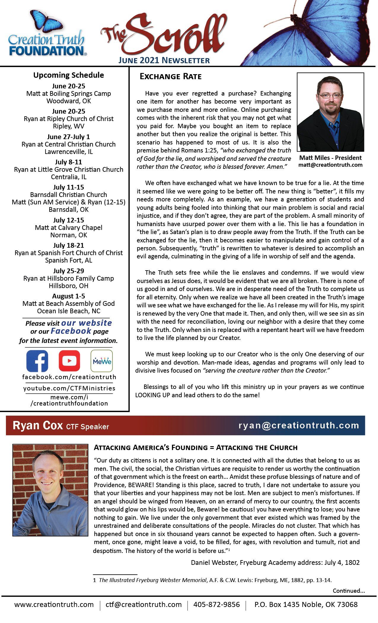 June Newsletter Front