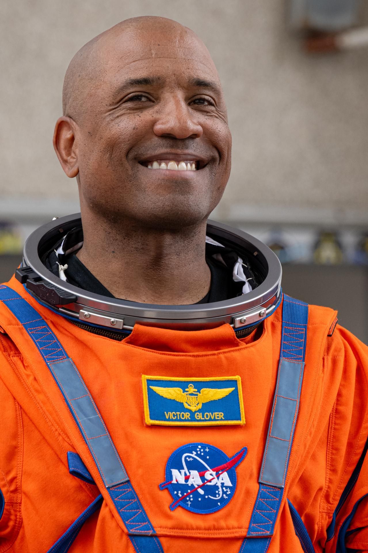 Artemis II Pilot 
Astronaut Victor Glover 
Image Credit: NASA/John Kraus
