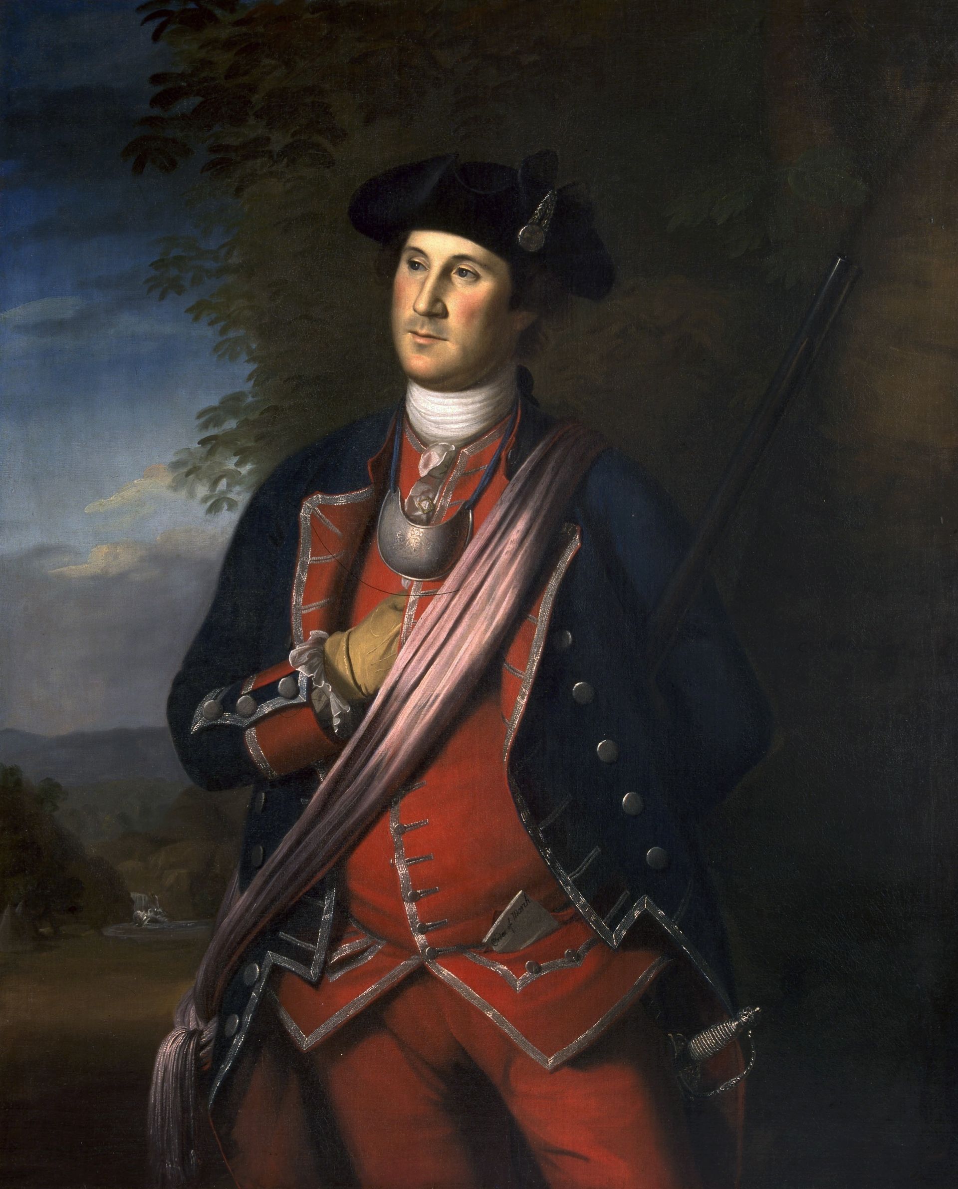  Portrait of George Washington
by Charles Willson Peale, 1772
