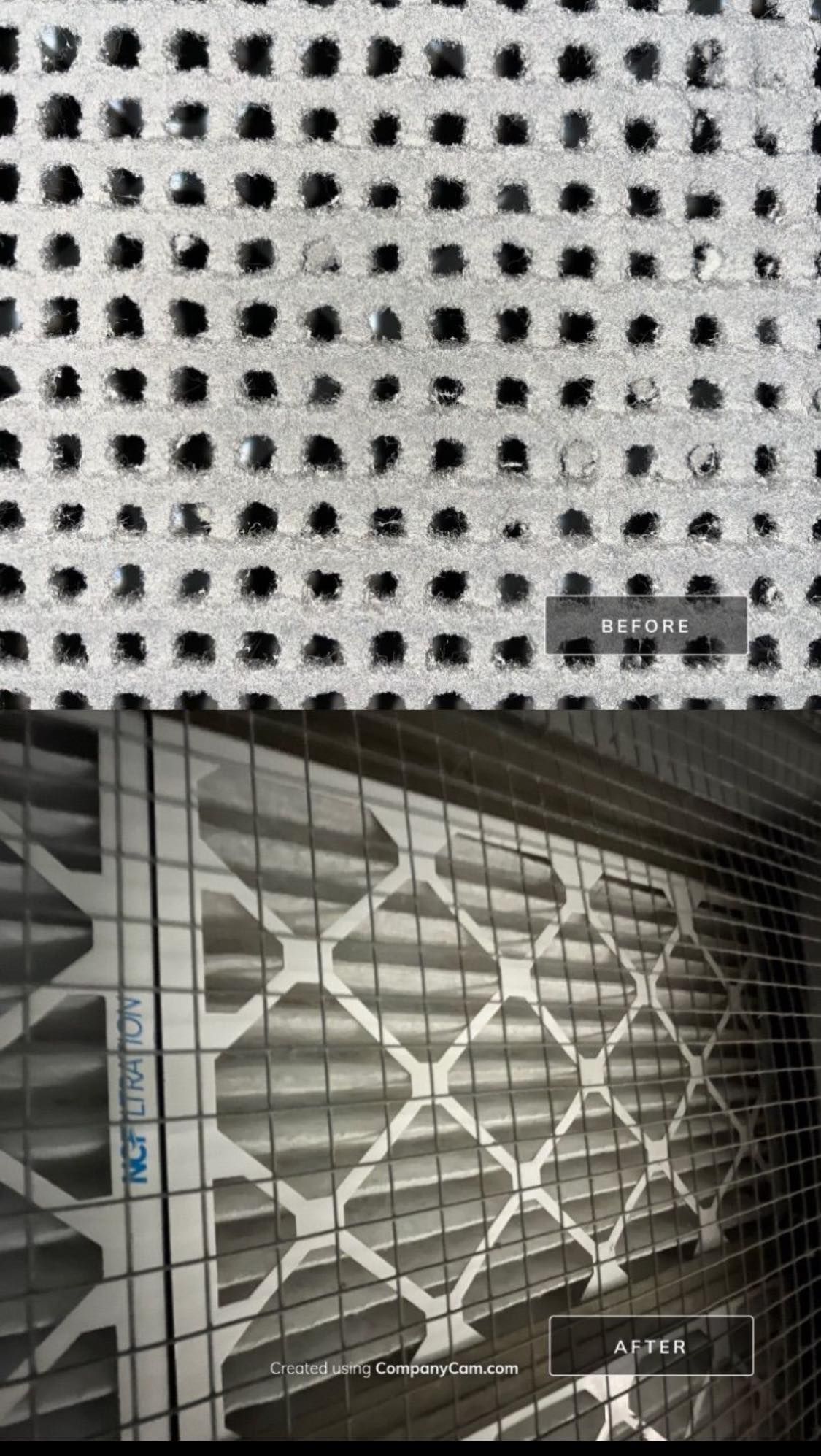 Une photo en noir et blanc d'un volet roulant avec un motif dessus.