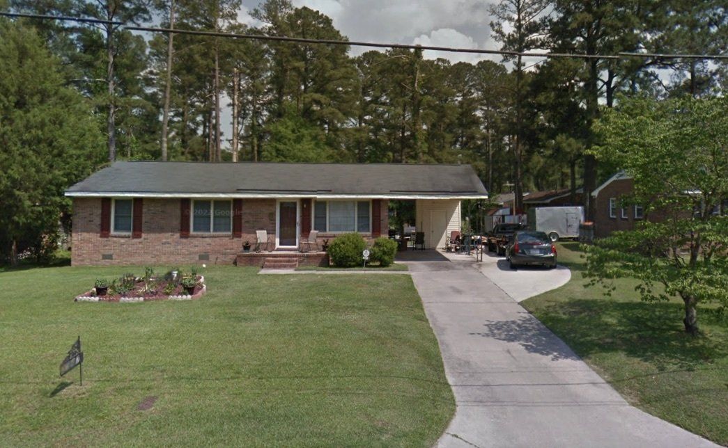 brick ranch style home in Greenville NC