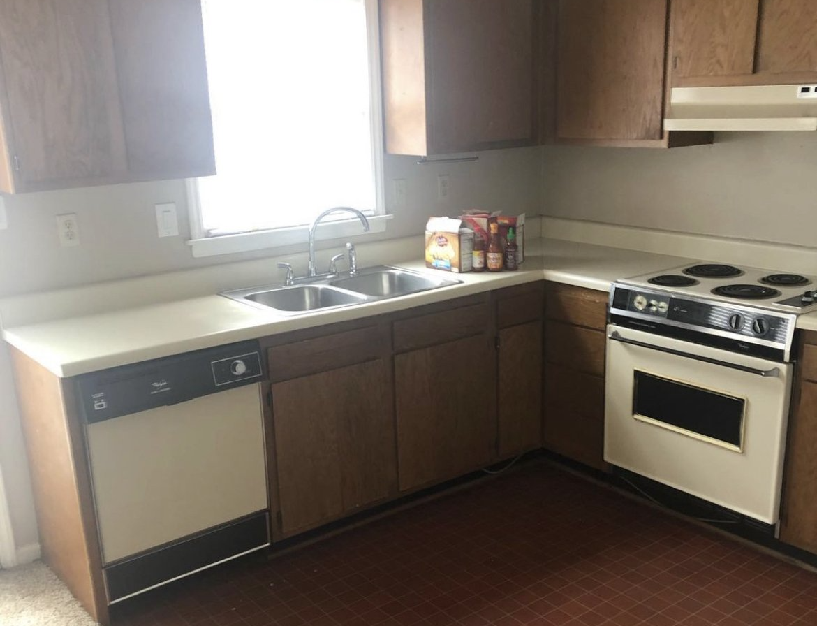 outdated kitchen