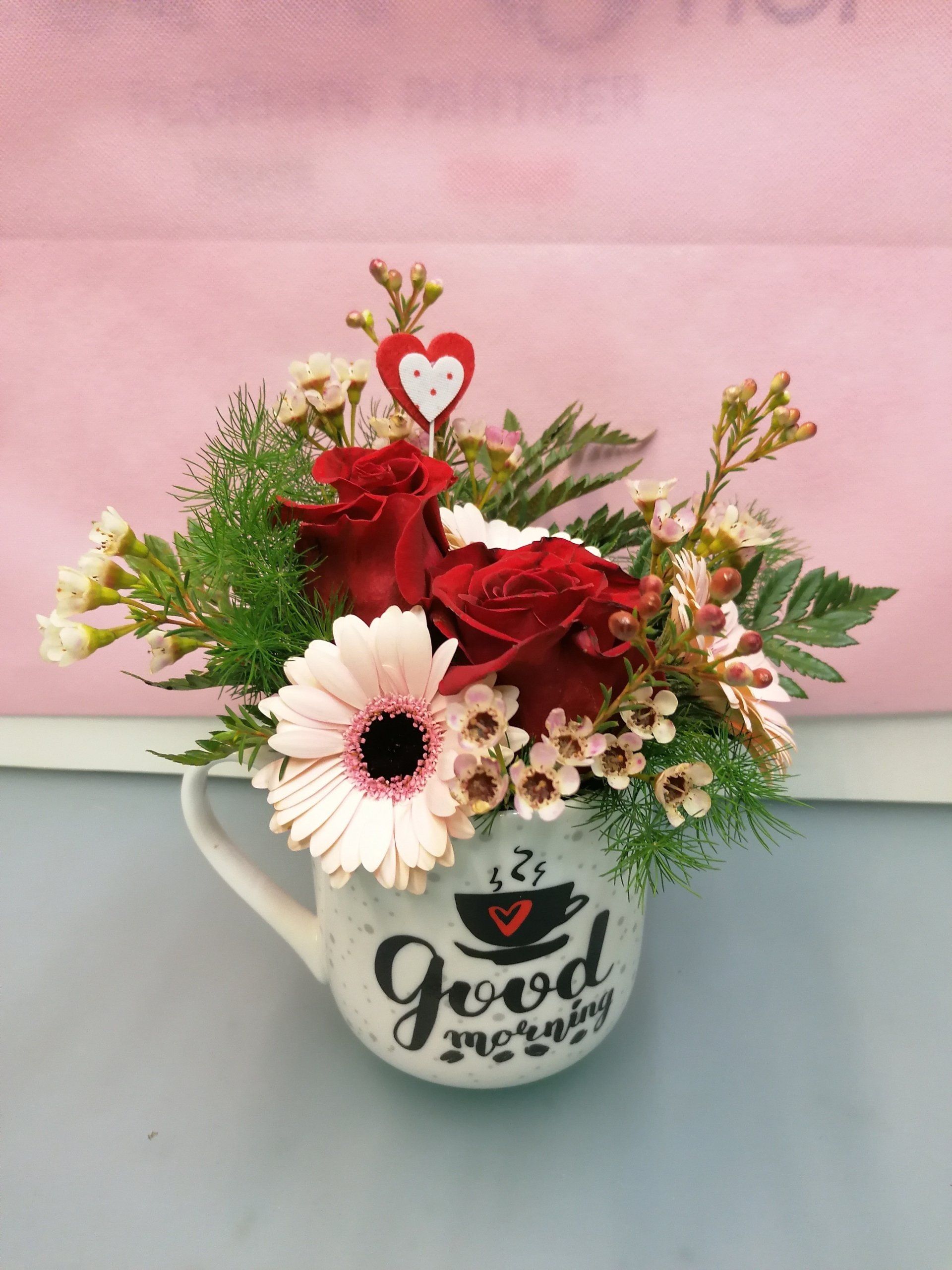 tazza con piantina