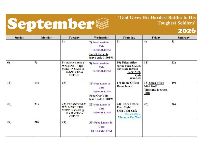 October Events