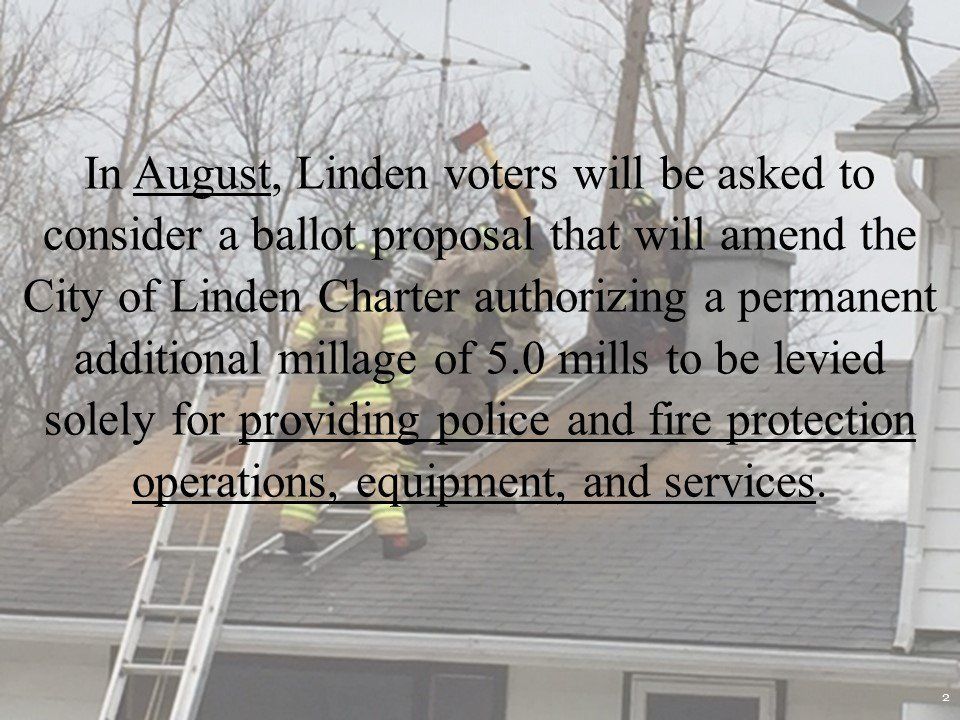 In august linden voters will be asked to consider a ballot proposal that will amend the city of linden charter