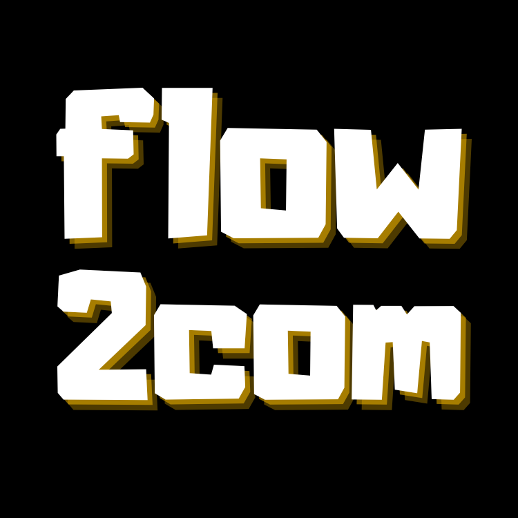 Logo Flow2com - Création de contenus digitaux à Chartres