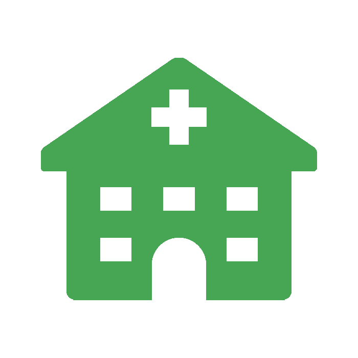 icône de bâtiment hospitalier