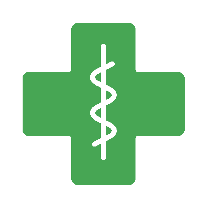 icône de croix de pharmacie