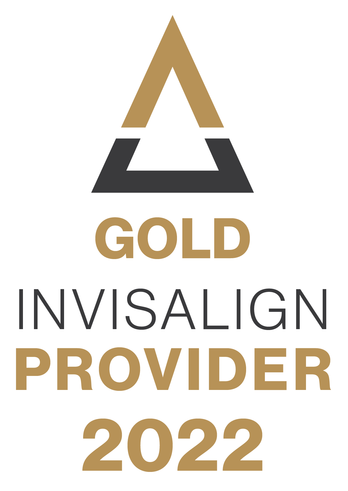 Gold Invisalign Provider 2022 Logo