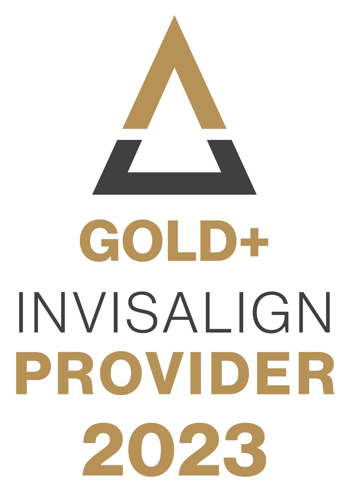 Gold Invisalign Provider 2023 Logo