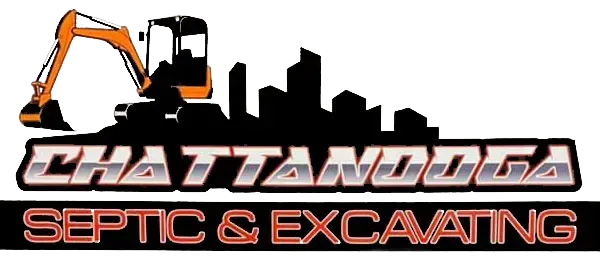 A logo for a company called chattanooga septic and excavating