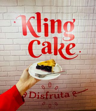 Pie de arándanos