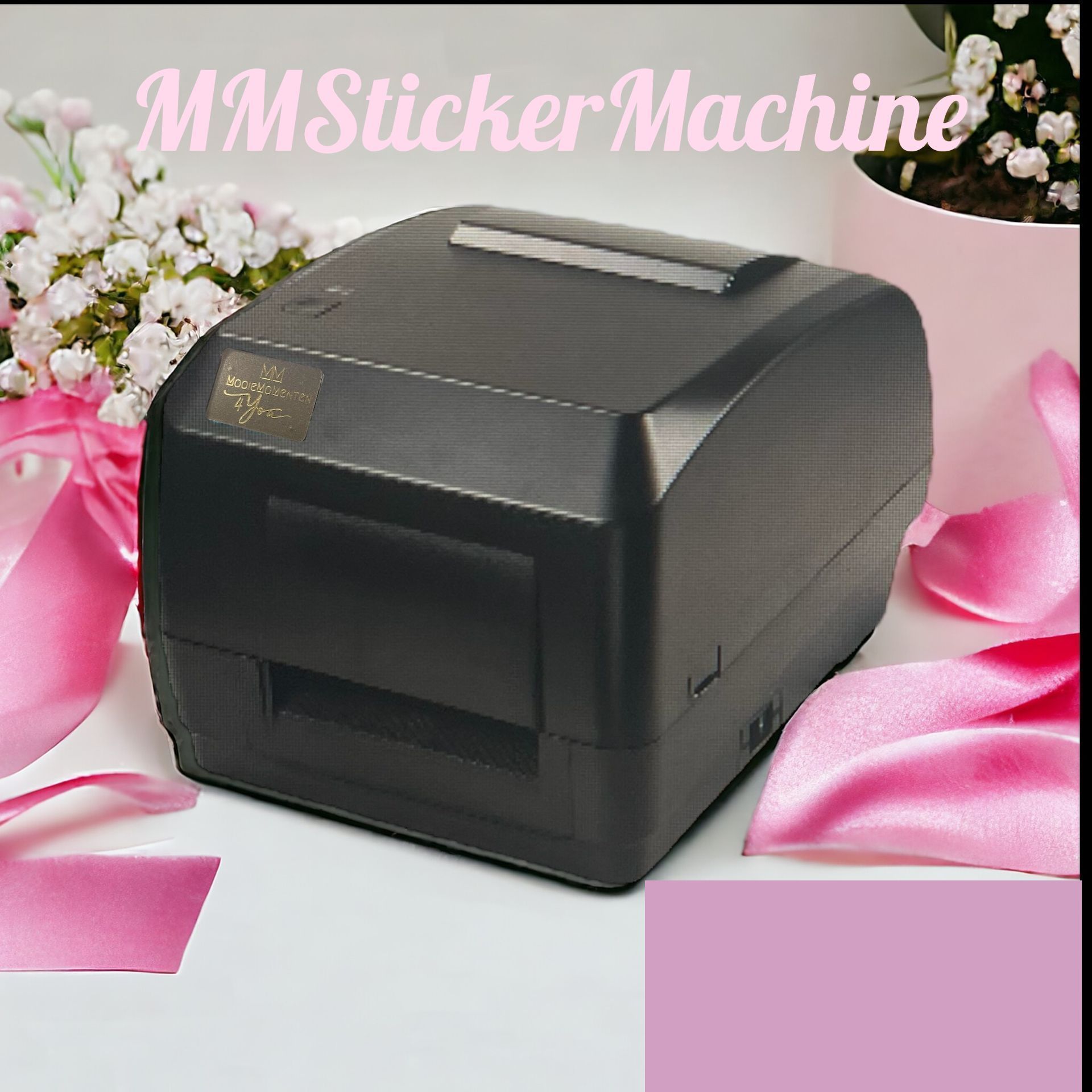MMStickerMachine voor sticker op rol te printen.