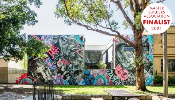 Colourful Mural on a Building's Exterior — Burmah Constructions In Kangaroo Valley, NSW
