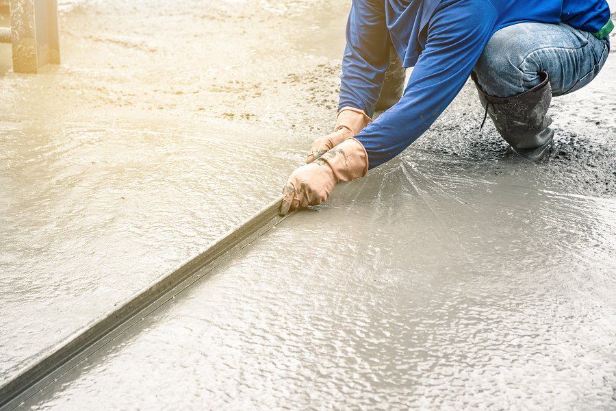 concrete finishing process