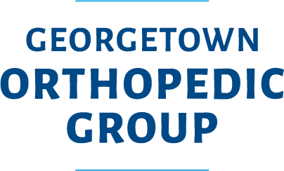 Georgetown Orthopedic Group logo in blue text on a white background