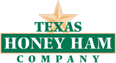 Texas Honey Ham Company logo with a gold star and green text on a white background
