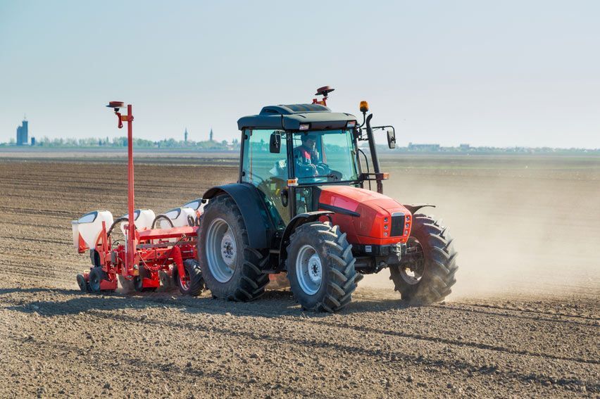 Tractor in Action: Agricultural Seeding at Thompson's Farm — Thompson's Farm Gear In Wingham, NSW