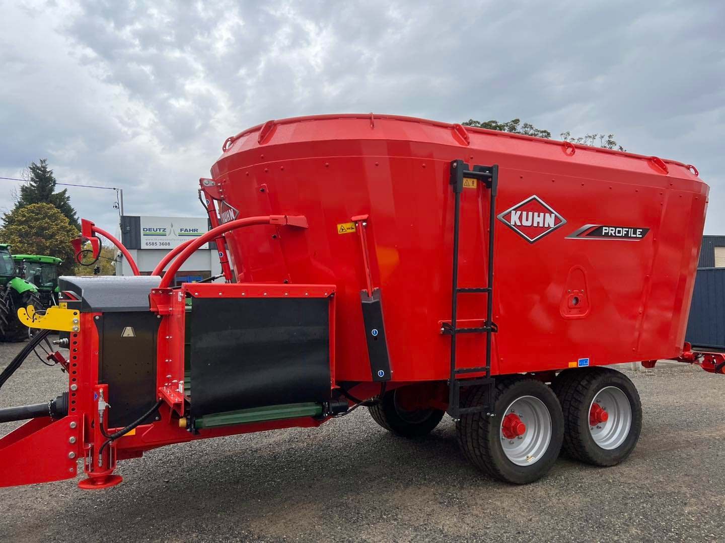 Red Kuhn Hay Feeders for Efficient Farming — Thompson's Farm Gear In Wingham, NSW