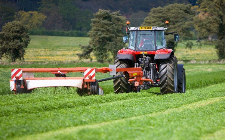 Efficient Silage Cutting Process in Action — Thompson's Farm Gear In Coffs Harbour, NSW