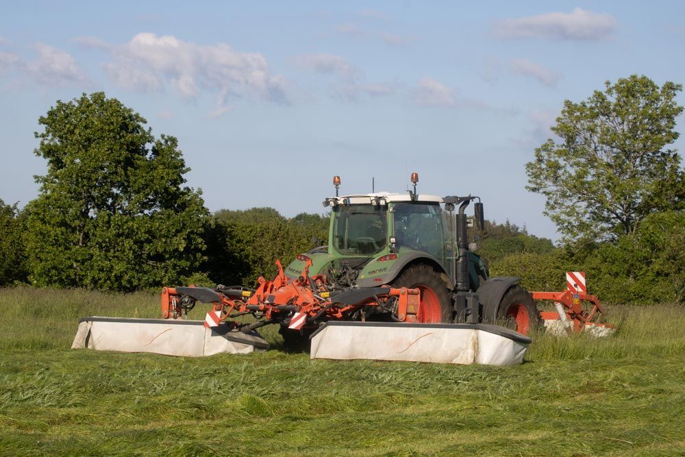 Tractor Equipped with Silage Gear — Thompson's Farm Gear In Wingham, NSW