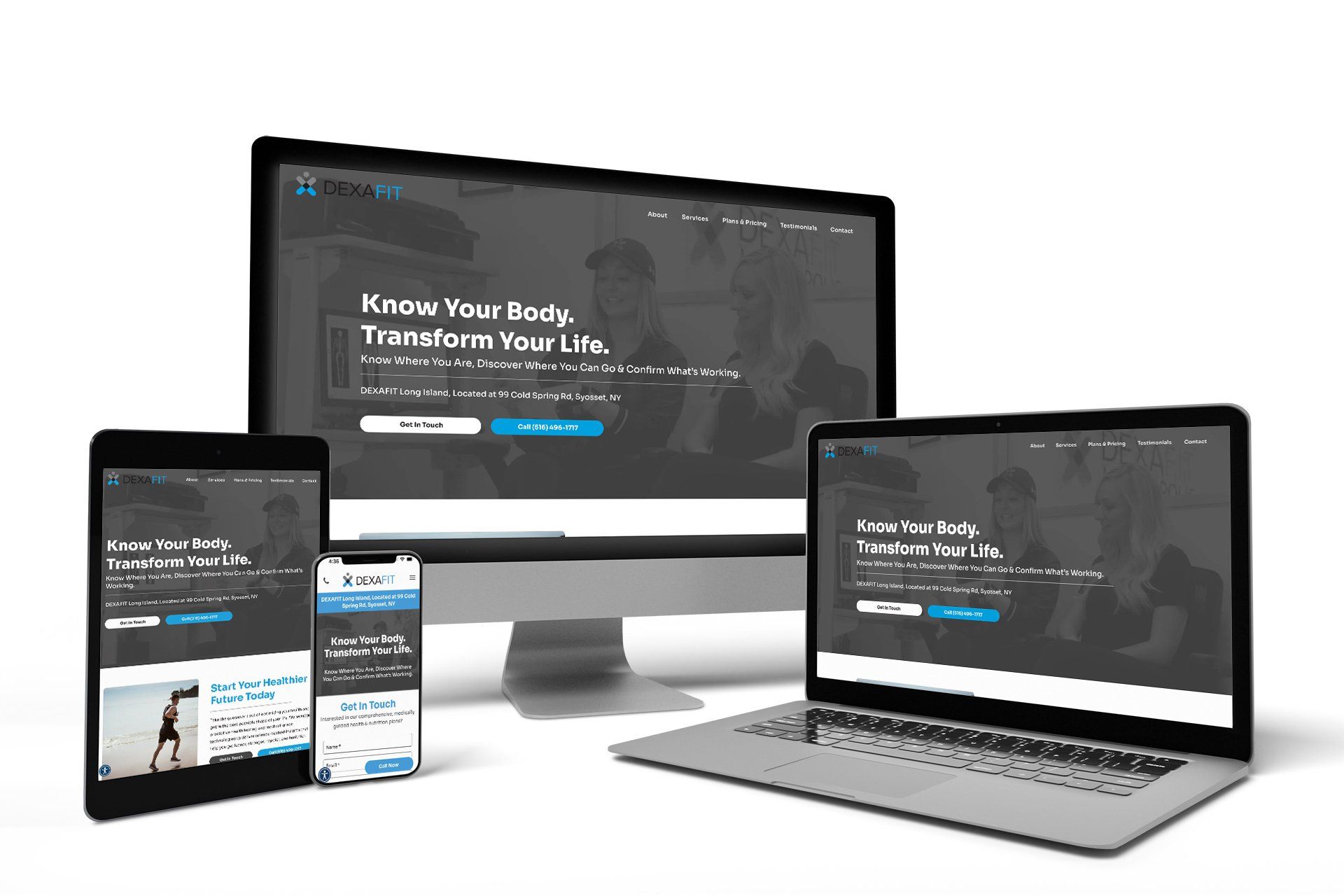 DexaFit - Device Mockups