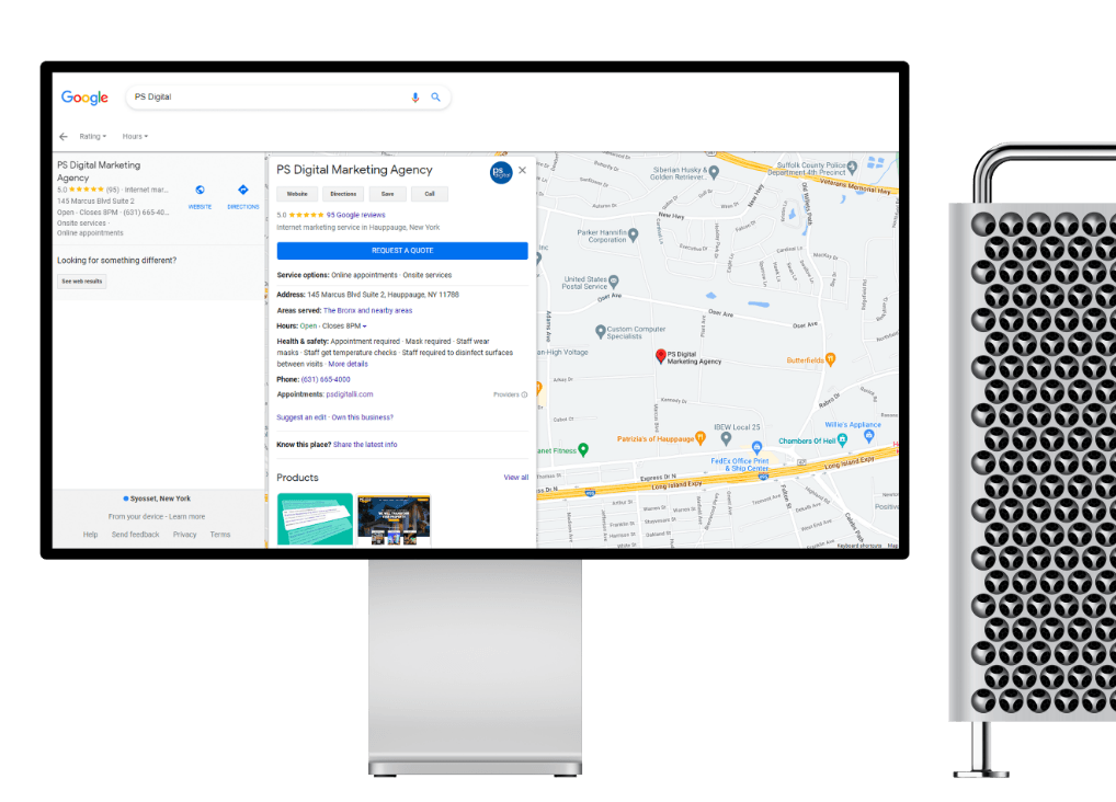 Go to Your Map Listing - Google Business Profile