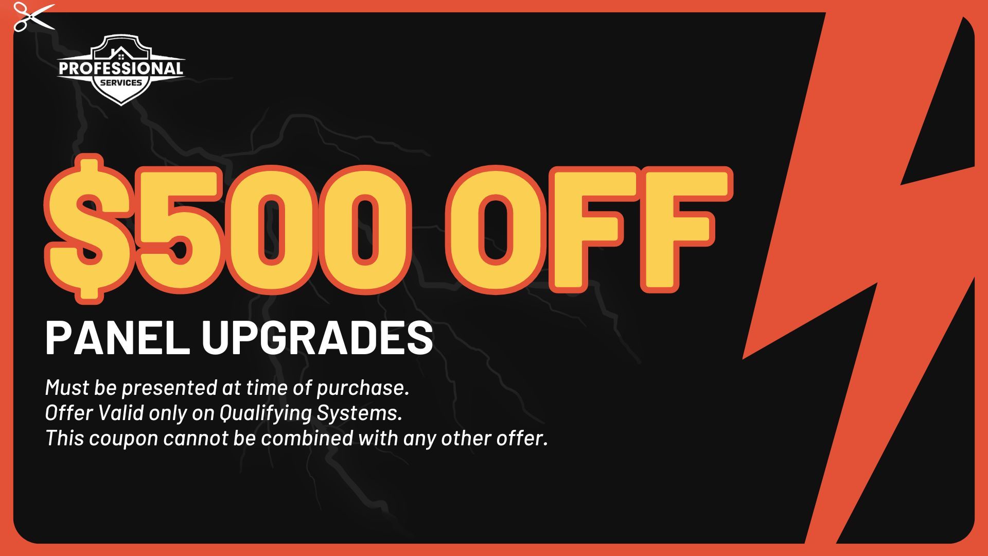 20% OFF Panel Upgrades