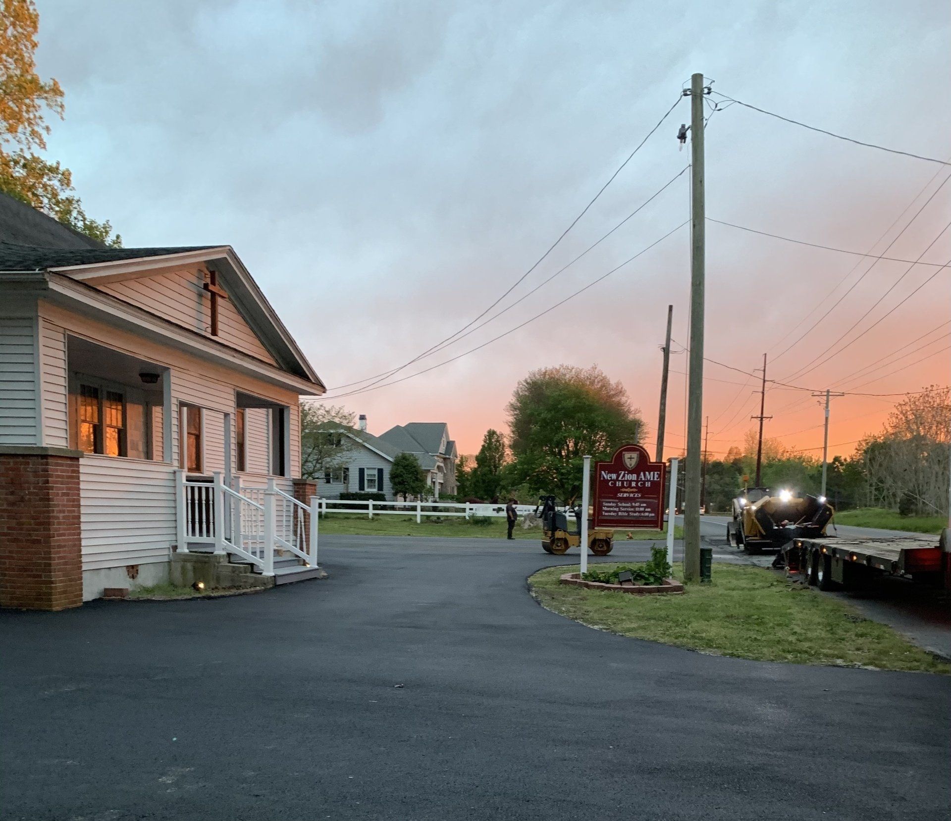 Men Doing Road Construction — Saint Georges, DE — All Counties Paving