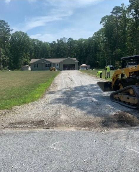 Before Driveway Repair — Saint Georges, DE — All Counties Paving