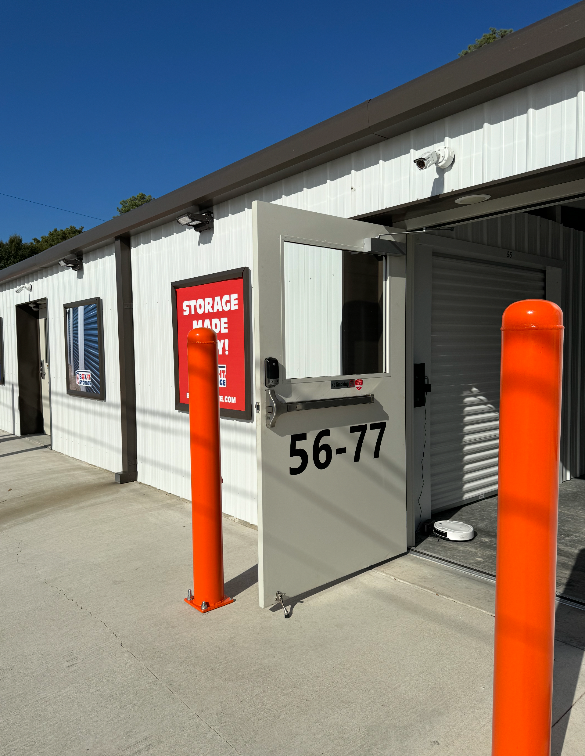 Clean storage facility at Box-It Storage on North 7th Street
