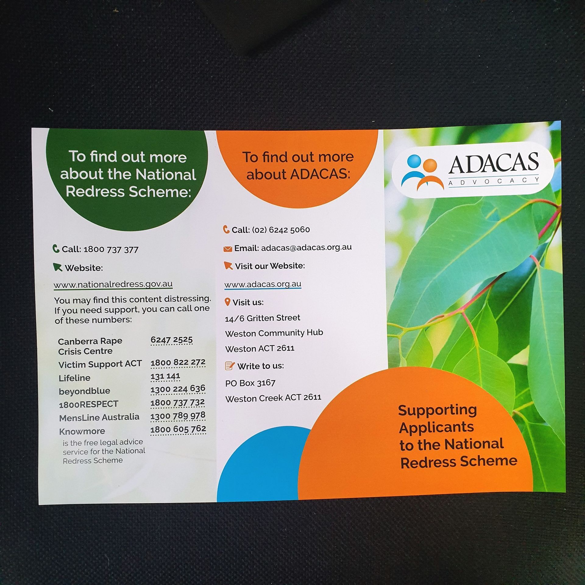 A Brochure for Almcas — Brindabella Print In Tuggeranong, ACT